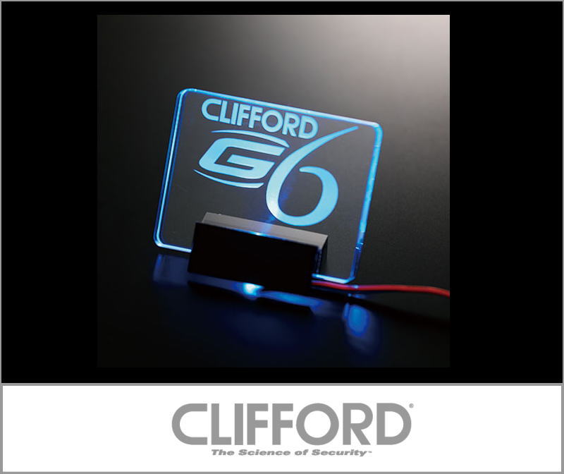 CLIFFORD G6イルミネーションロゴプレート
